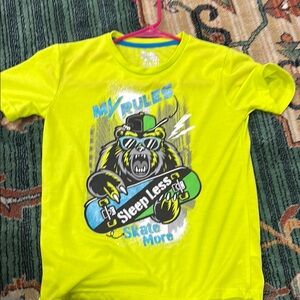 Bright Yellow Kids Graphic T-Shirt